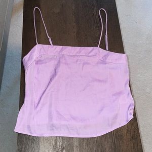 Pretty Cropped Lavender Urban Outfitters Cami Tank